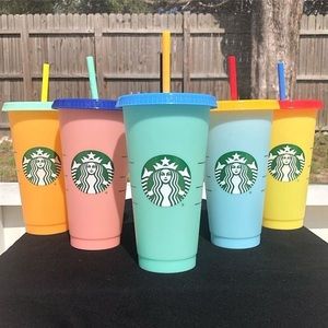 Starbucks color changing cups tumblers
